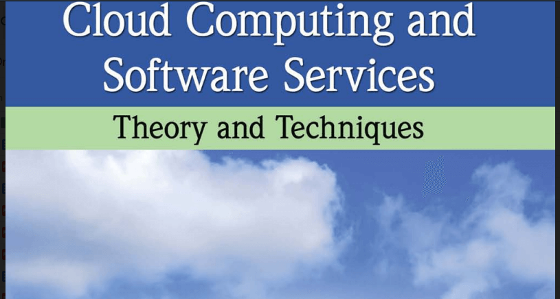 Cloud Computing and Software Services - Document